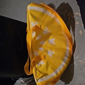 Disney Cooler Mickey Mouse Lemon Wedge Cooler Bag Summer Yellow Bag
